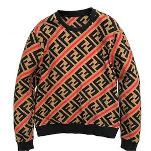 Fendi Roma Sweatshirt Crewneck. Authentic . Medium Oversized